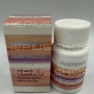 ANASTROZOLE 100 tabs x 1mg pack ARIMIDEX by STROMUSC