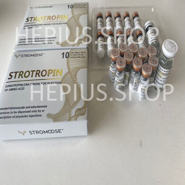 stromoose strotropin 10 IU 10 vials package