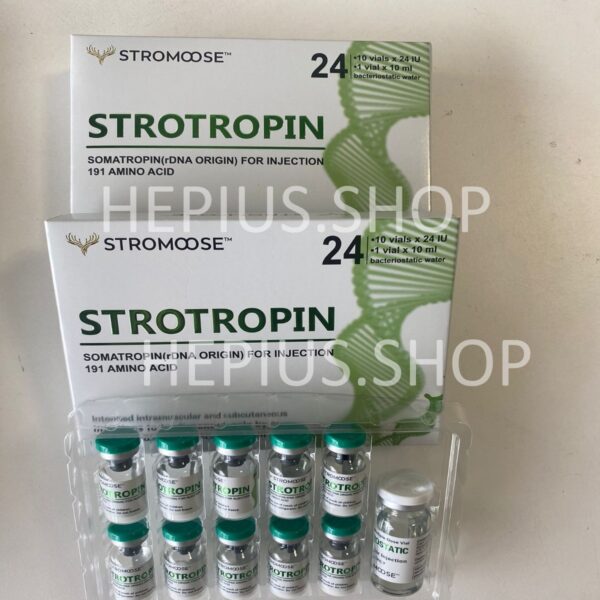 stromoose strotropin 24 IU 10 vials package