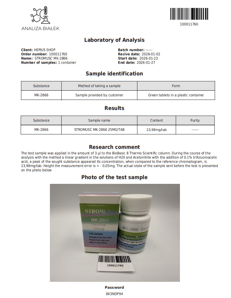 MK-2866 (Ostarine) tabs - Image 2