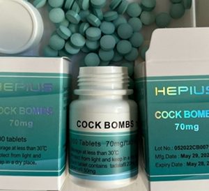 Cock bombs 100 tabs Hepius package