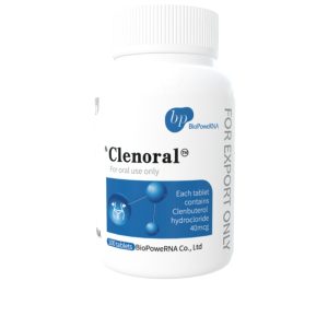 clenoral, clenbuterol, clenbuterol hydrochloride, clenbuterol 40mcg, clen 40mcg, clenbuterol tablets, clen tablets, oral clenbuterol, clenbuterol hydrochloride tablets, beta 2 agonist, beta 2 adrenergic agonist, bronchodilator, thermogenesis, metabolic rate, cutting, body composition, fitness, BioPowerRNA, Clenoral BioPowerRNA, 100 tablets